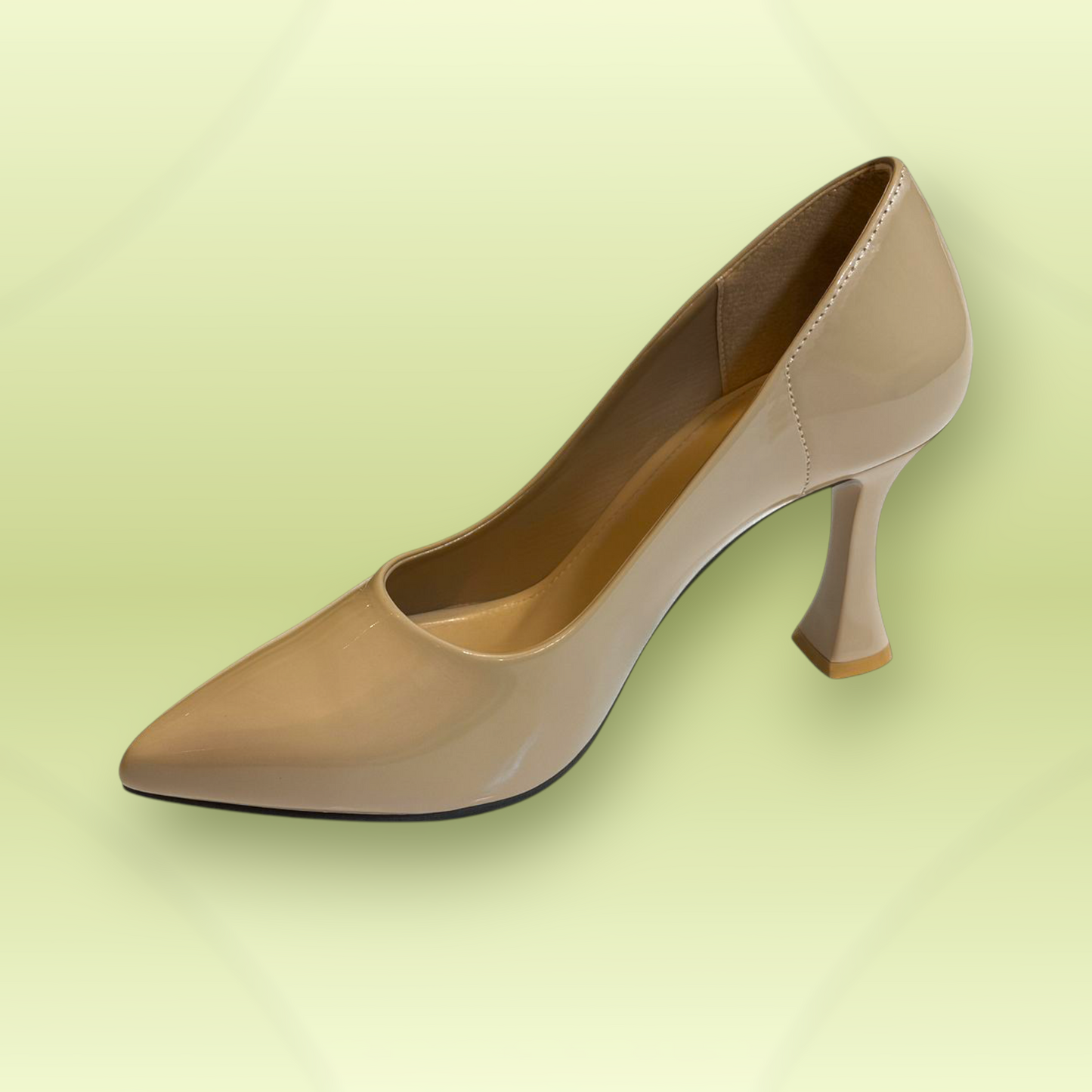 Glossy Sculpted Heels