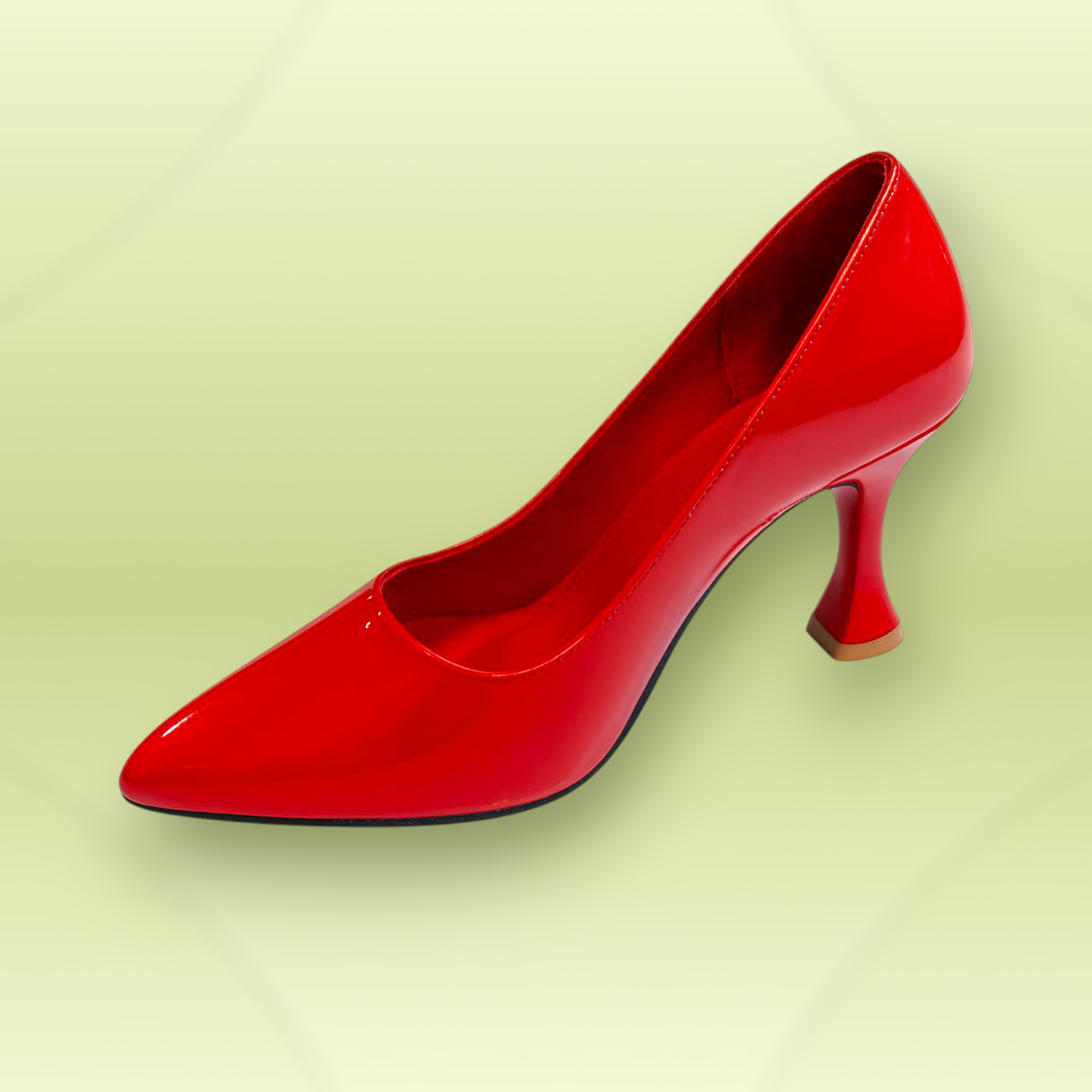 Glossy Sculpted Heels