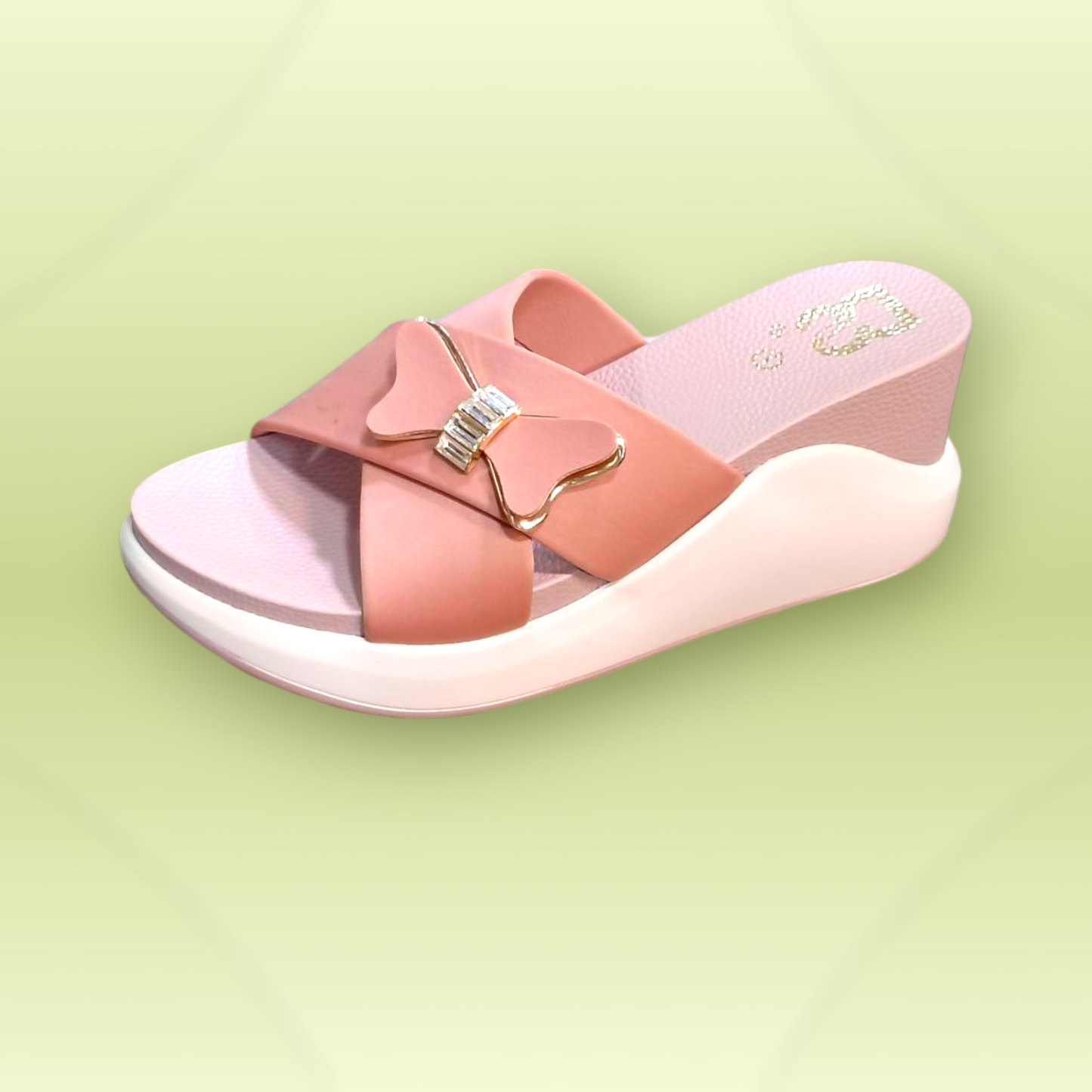 Butterfly Wedge Sandals