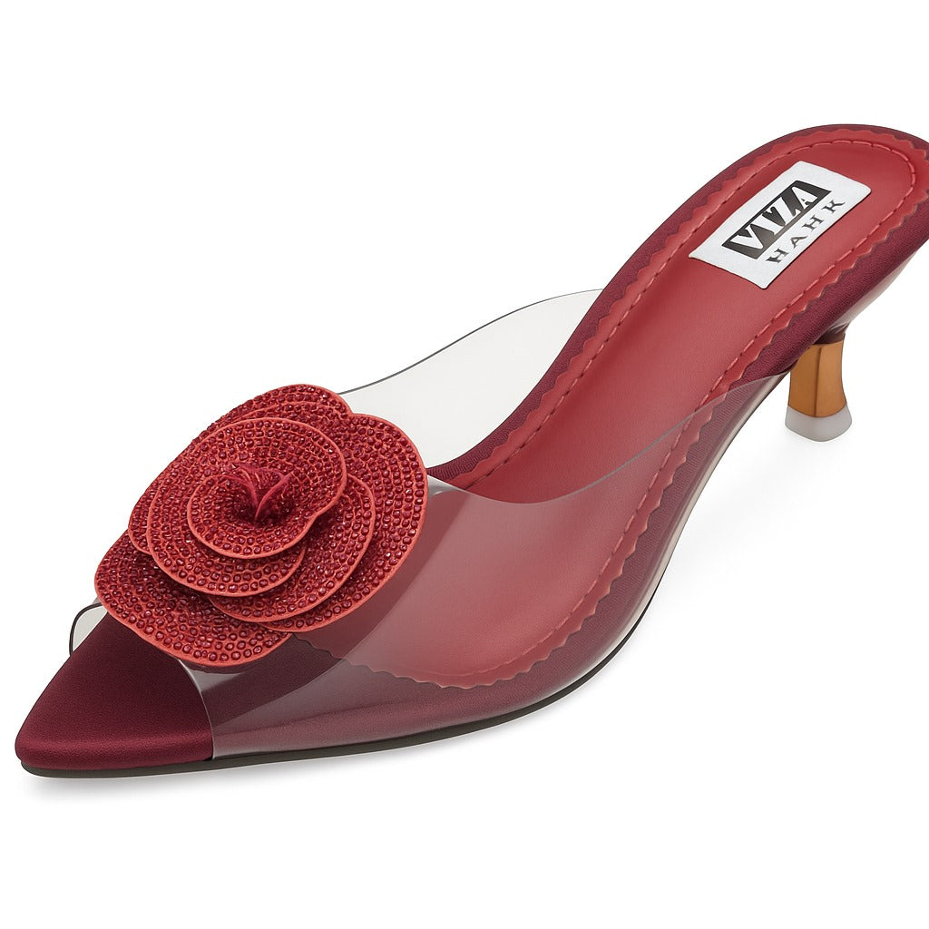 Ziva Floral Accent Heel