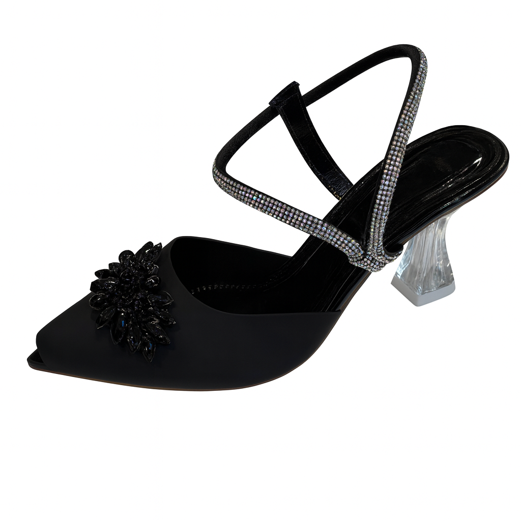 Noir Crystal Embellished