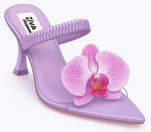 ZivaWalk Lavender Orchid Heels