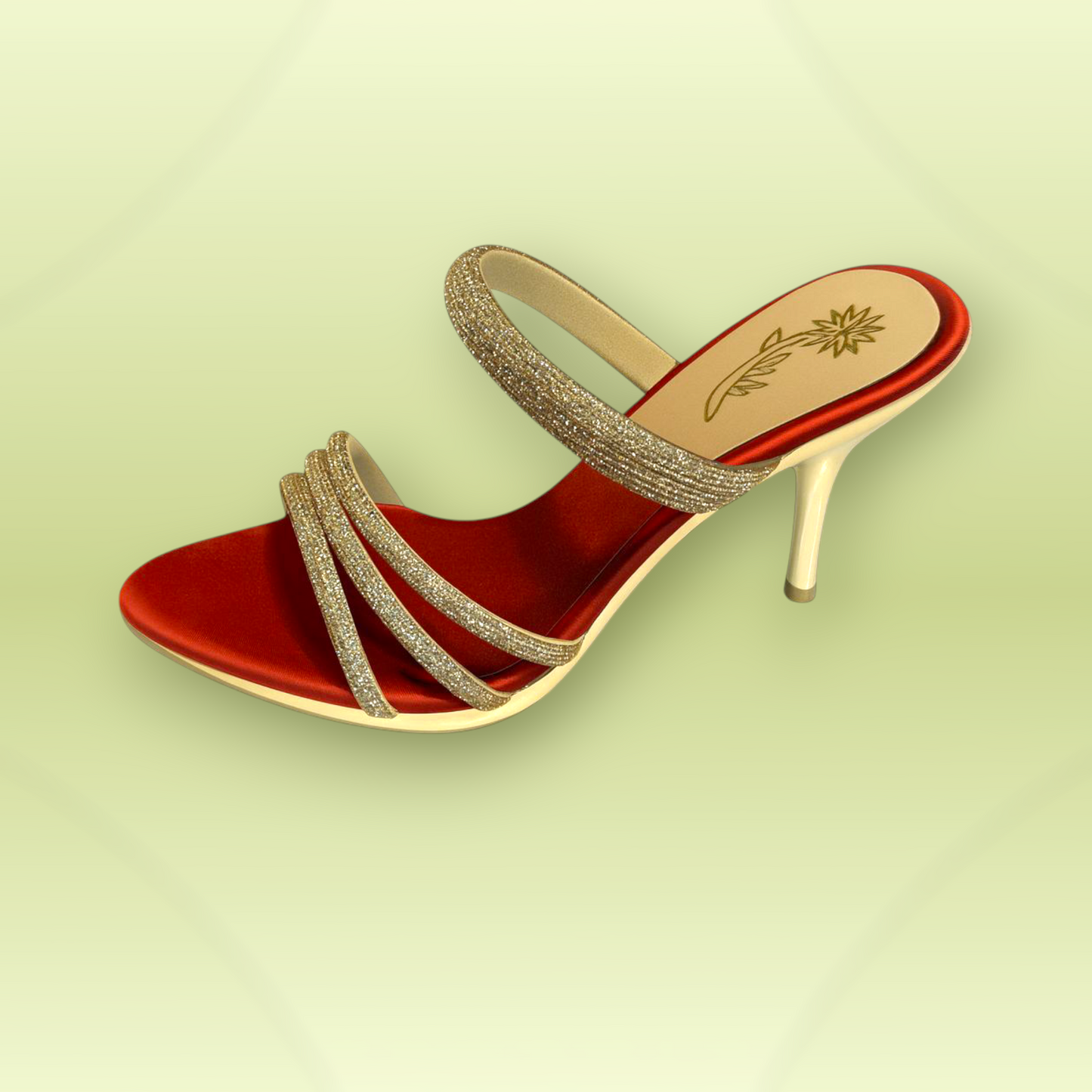 Crystal Strap Stiletto Sandals