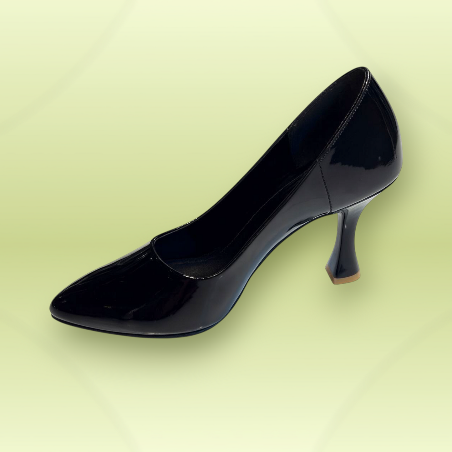 Glossy Sculpted Heels