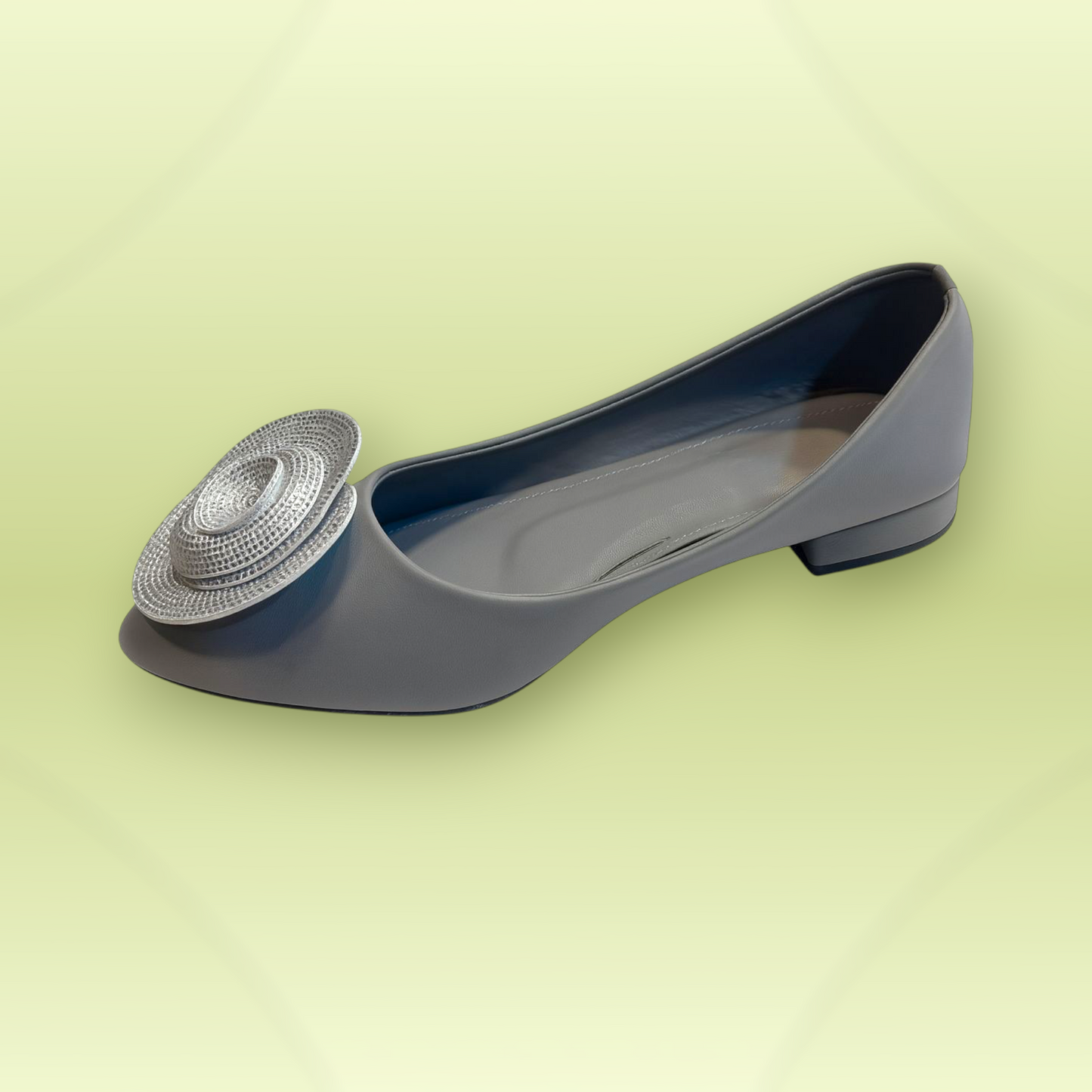 Rose Embellished Flats