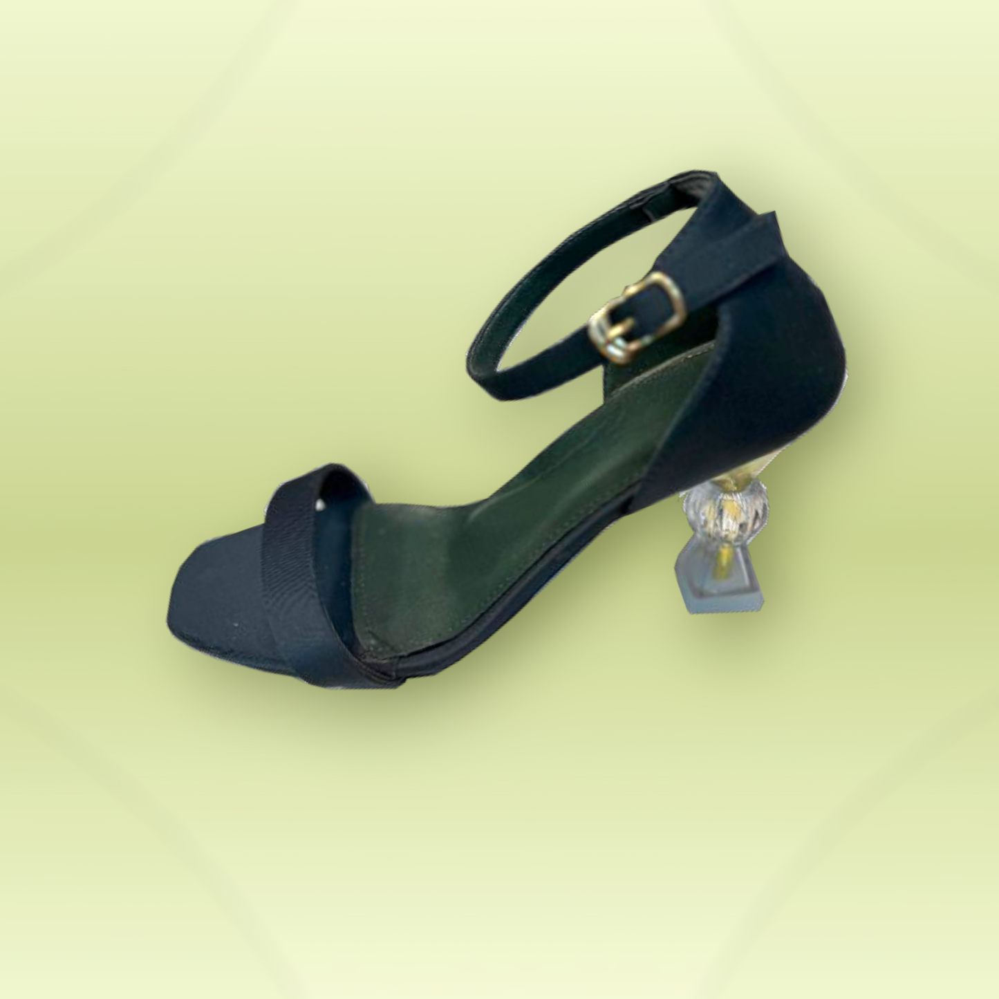 Crystal Heel Sandals