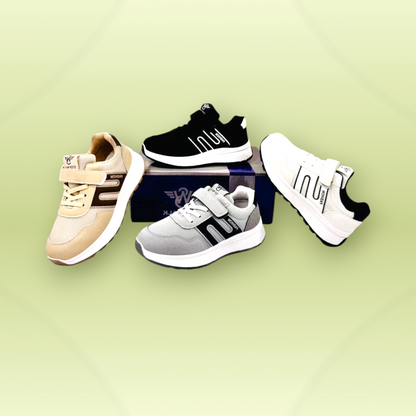 White & Pink Sneakers Kids Casual Sports Shoes