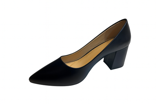 Classic Black Block Heels