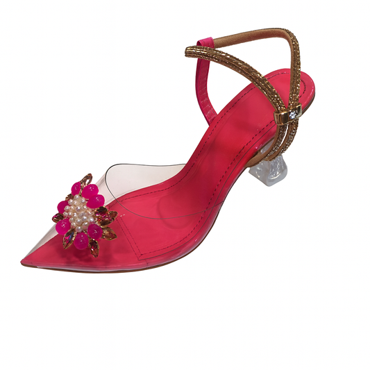 Fuchsia Crystal Embellished