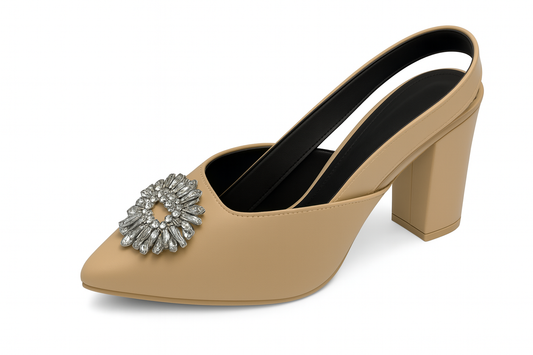 Golden Glow Crystal Embellished