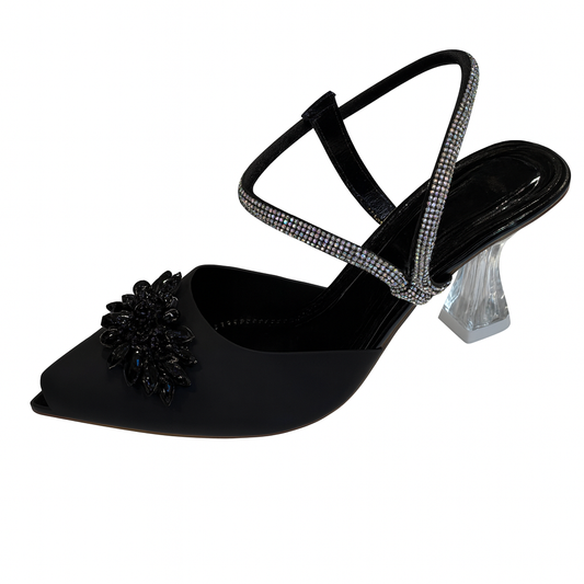 Noir Crystal Embellished